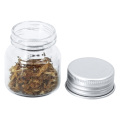 Wholesale 20ml Clear Glass Storage Jar High Borosilicate Glass With Metal Lid For Food Storage